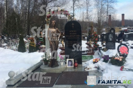 На могиле Жанны Фриске установили памятник и бронзовую скульптуру в полный рост певицы (ФОТО)