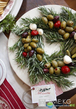 Новогодние блюда и закуски – как украсить! ч.1