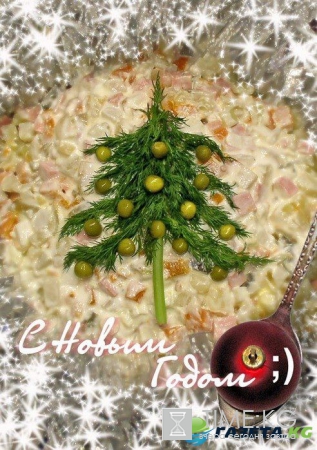 Новогодние блюда и закуски – как украсить! ч.1