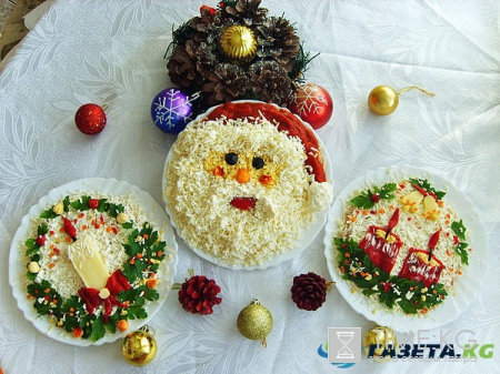 Новогодние блюда и закуски – как украсить! ч.2