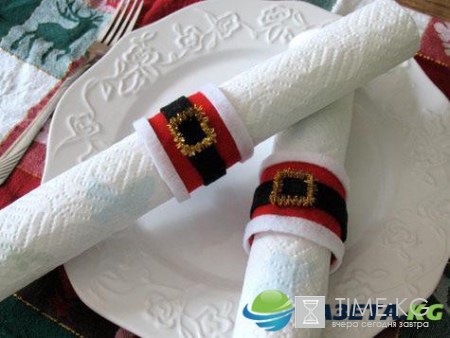 Новогодняя сервировка праздничного стола!