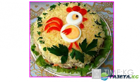Рецепты вкусных салатов на Новый год 2017, рецепты с фото