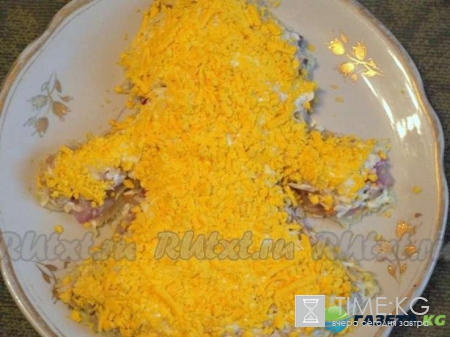 Салаты на Новый Год 2017 пошагово рецепты с фото простые и вкусные: салат «Снегурочка»