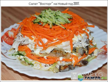 Салаты новогодние 2017: Рецепты с фото и видео — новые, простые и вкусные