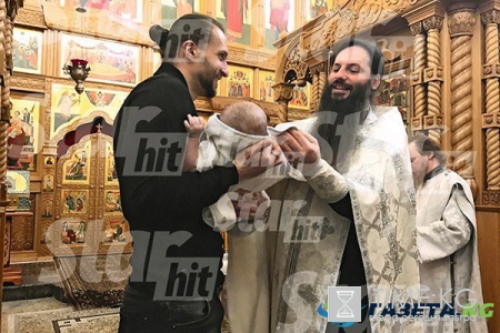 Супруги Пынзари крестили своего сына. Фото