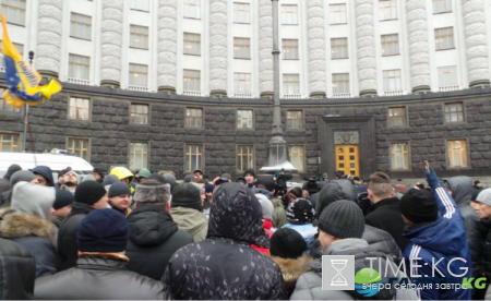 Акция протеста в Киеве: автомобилисты выдвигают свои требования