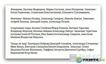 ЧЕ по фигурному катанию 2017 расписание, состав российской сборной