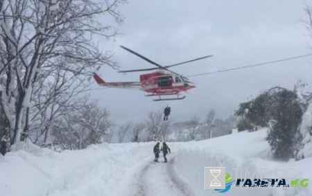 Лавина в Италии сегодня, 19.01.2017: видео, фото