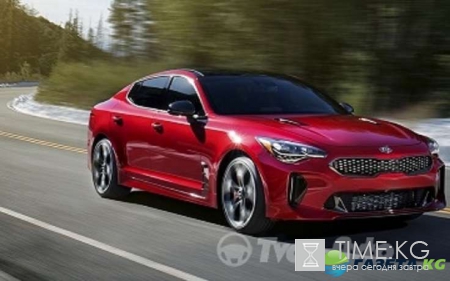 Новые фото серийного суперкара Kia Stinger в движении