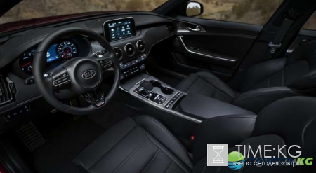 Новые фото серийного суперкара Kia Stinger в движении