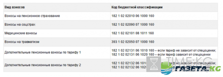 Новые КБК (коды бюджетной классификации) на 2017 год: таблица по налогам и страховым взносам, изменения