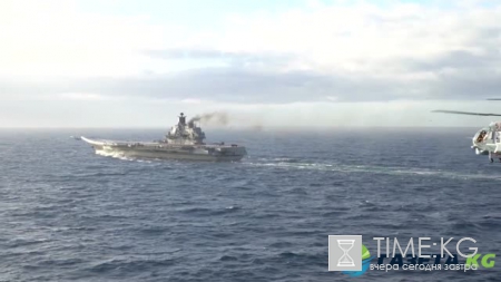 Опубликовано видео работы авиации «Адмирала Кузнецова»