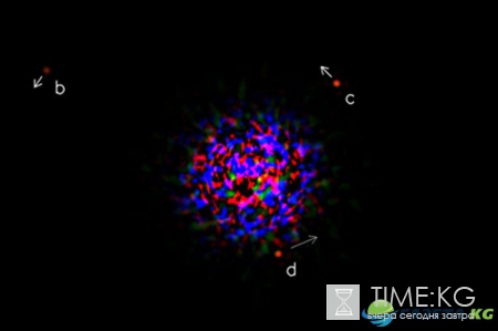 Ученые показали вращение 4-х планет вокруг далекой звезды