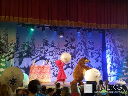 В Киев привезли звезд мультфильма «Маша и Медведь» (фото)