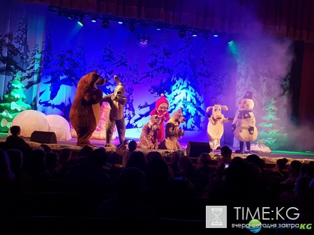 В Киев привезли звезд мультфильма «Маша и Медведь» (фото)