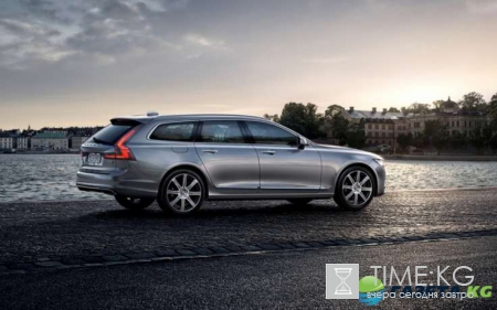 Volvo покажет в Детройте модернизированный универсал V90 2018 года