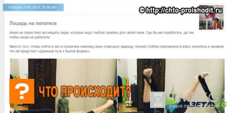 Блогер Лена Миро назвала Ксению Собчак «лошадью с отвисшей задницей»