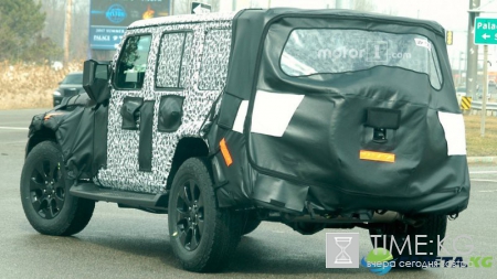 Фотошпионы выложили снимки Jeep Wrangler 2018 модельного года