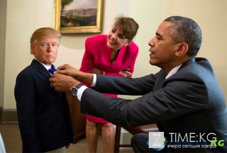 Крошечный Дональд Трамп становится мемом