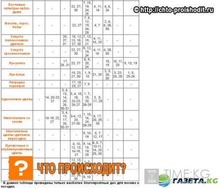 Лунный посевной календарь на 2017 года садовода и огородника: таблица, благоприятные и неблагоприятные дни