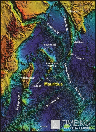 Под островом Маврикий нашли древнейший континент