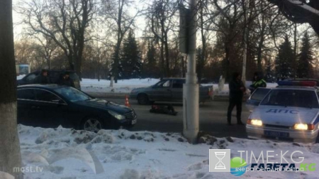 В Липецке жесткое ДТП с двумя пострадавшими на пешеходном переходе сняли на видео