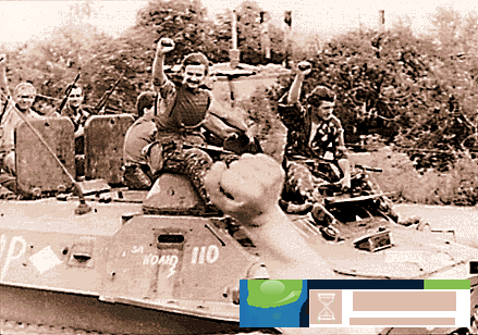 Фото, сделанные во время вооруженного конфликта в Приднестровье в 1992 году.