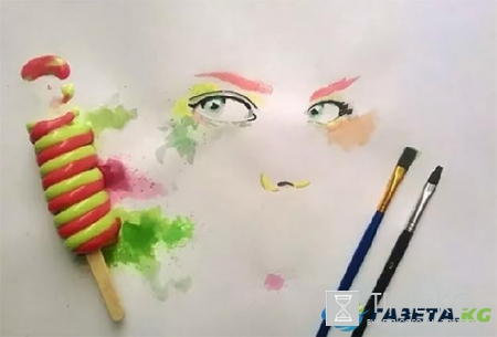 «Это надо видеть»: картины, нарисованные мороженым