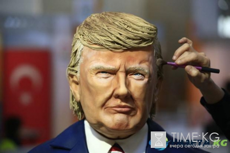 Как живой: на фестивале шоколада в Турции показали бюст Трампа