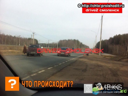 Под Смоленском в жестком ДТП столкнулись иномарки – летающая машина поразила очевидцев