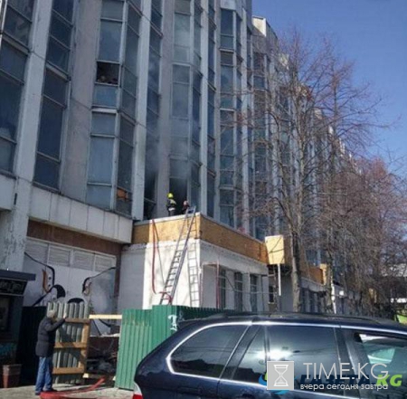 Пожар в Кишиневе: в центре разгорелся Дом Печати