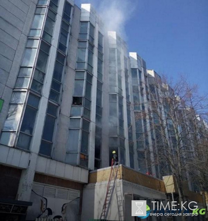 Пожар в Кишиневе: в центре разгорелся Дом Печати