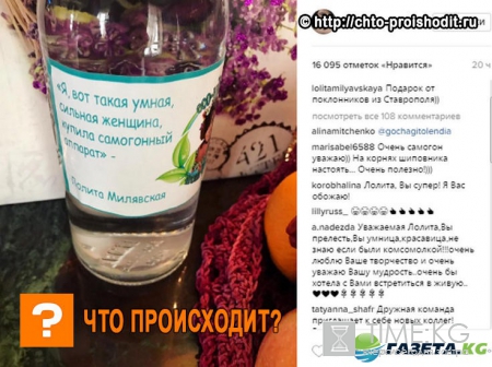 Ставропольские поклонники Лолиты Милявской подарили эко-подарки
