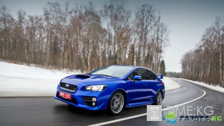 Subaru WRX STI протестировали на бобслейной трассе