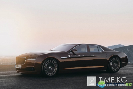 В интернете появились рендеры загадочного роскошного седана&#8205;