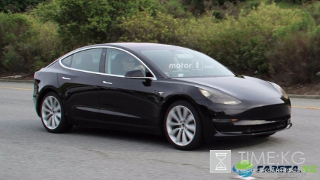 Фотошпионы раскрыли дизайн нового электрокара Tesla Model 3