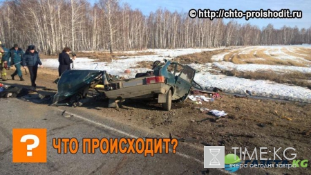 Фура раздавила легковушку «на части», фото случившегося ДТП под Омском ужасают