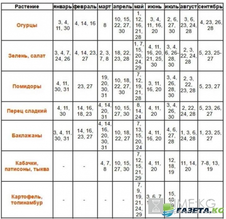 Лунный посевной календарь на 2017 год для садовода и таблица огородника: когда и какую сажать рассаду в апреле и мая