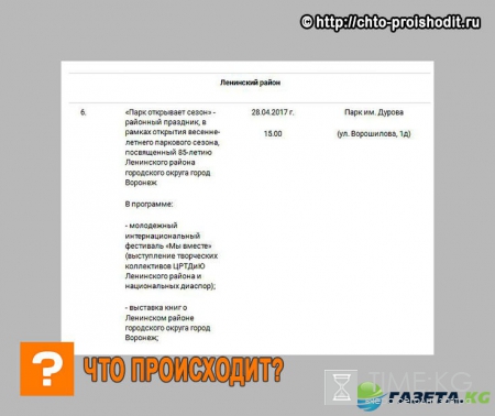 Традиционное шествие и открытие паркового сезона: в Воронеже встретят первомай