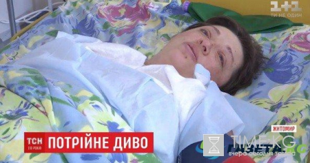 В Житомире мать погибшего в АТО десантника родила тройню