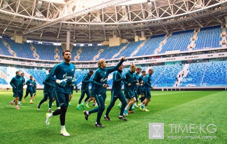 «Зенит» провел первую тренировку на «Крестовском»