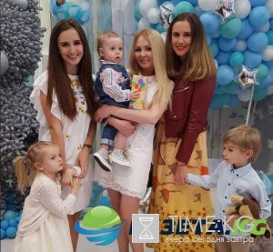 Дарья Пынзарь устроила взрослую тусовку для годовалого Давида