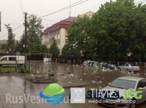 Львов затопило: мусор поплыл по улицам Львов затопило: мусор поплыл по улицам