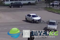 Магнитогорский дрифт: «десятка» увернулась от аварии