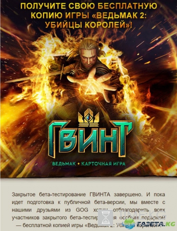 CD Projekt Red начала раздавать подарки участникам ЗБТ "Гвинта"