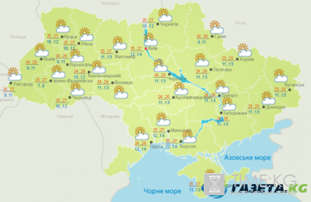 Гисметео: погода в Украине на 29 мая – без осадков