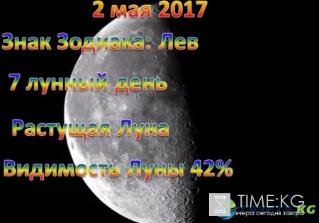 Лунный день сегодня 2.05.2017: луна в знаке зодиака Лев