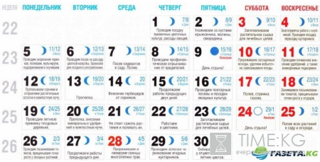 Лунный посевной календарь на июнь 2017 для садоводов и огородников