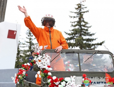 На месте приземления Юрия Гагарина в Энгельсском районе прошло празднование Дня Космонавтики