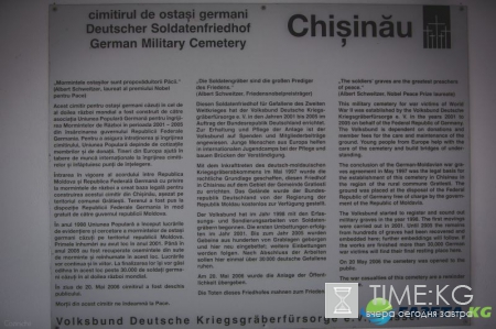 Немецкое военное кладбище в Кишинёве. Эхо прошедшей войны.